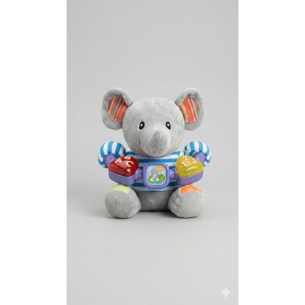 Good Art Musical Light Up Elephant Plush Baby Toy STEM Sensory Learning 0M+ NIB